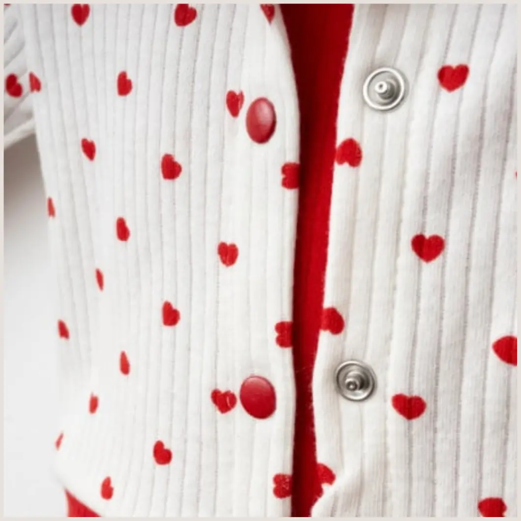 Set 3 Piese Fetițe Tiny Hearts 100% Bumbac [12]