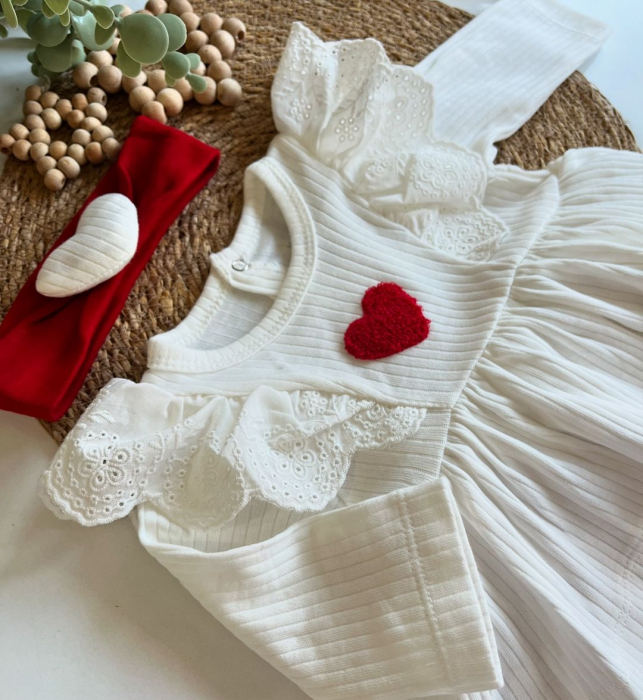 Set 5 piese bebeluși, 100% bumbac, Corazon Caliente [6]