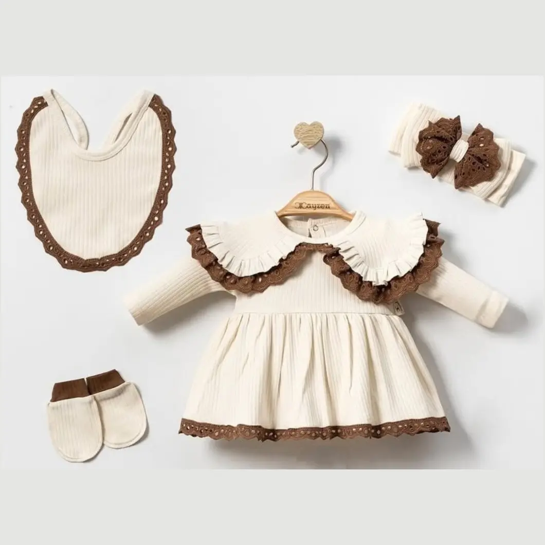 Set 5 Piese Nou-Născuți - Abigail, Bumbac 100% OEKO-TEX [7]