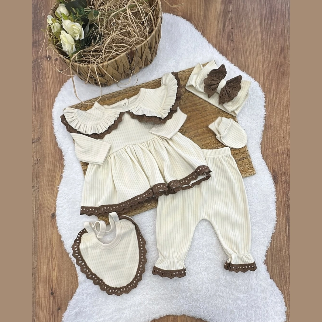 Set 5 Piese Nou-Născuți - Abigail, Bumbac 100% OEKO-TEX [2]