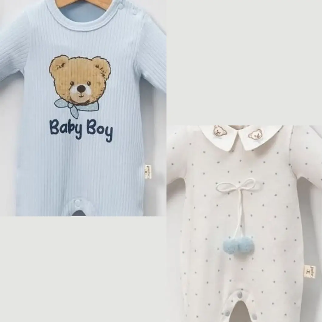 Set 2 Salopete Băieței – Baby Boy – Bumbac OEKO-TEX [9]