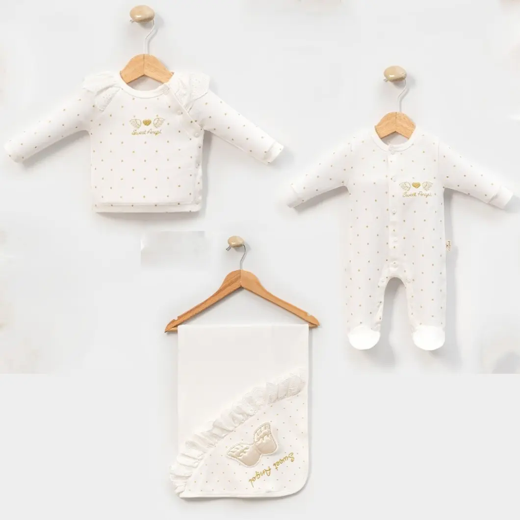 Set 10 piese fetițe Sweet Angel din bumbac 100 procent certificat OEKO TEX [3]