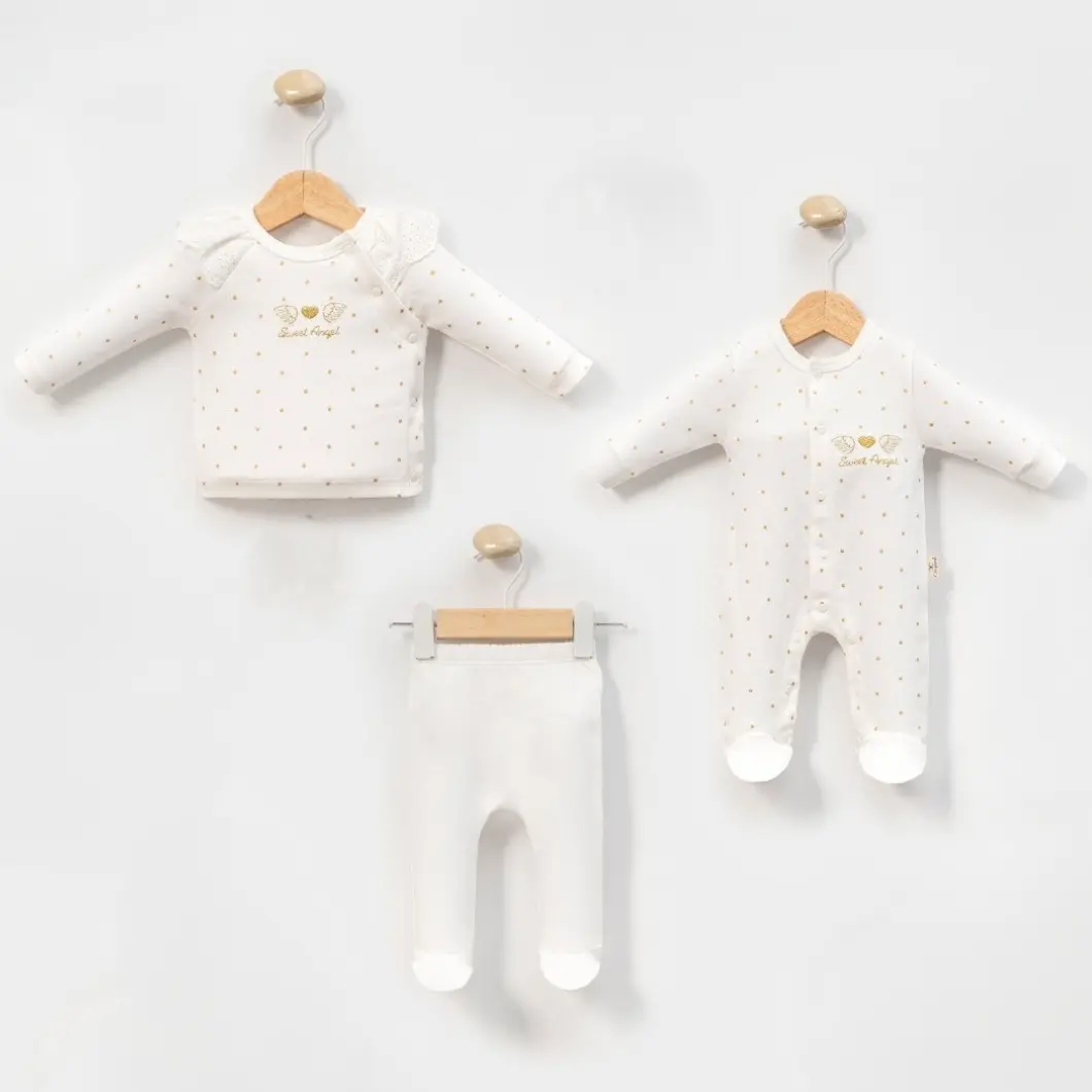 Set 10 piese fetițe Sweet Angel din bumbac 100 procent certificat OEKO TEX [2]