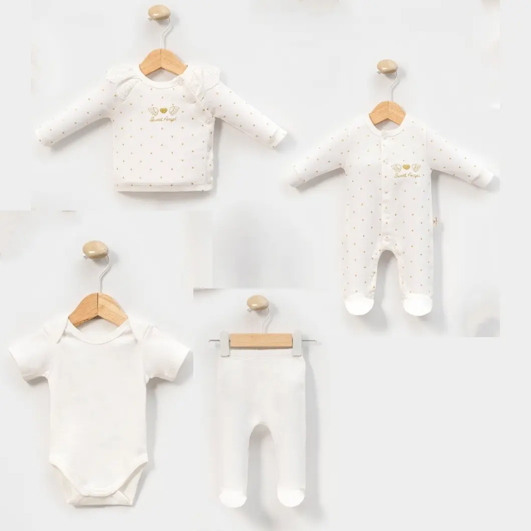 Set 10 piese fetițe Sweet Angel din bumbac 100 procent certificat OEKO TEX [4]