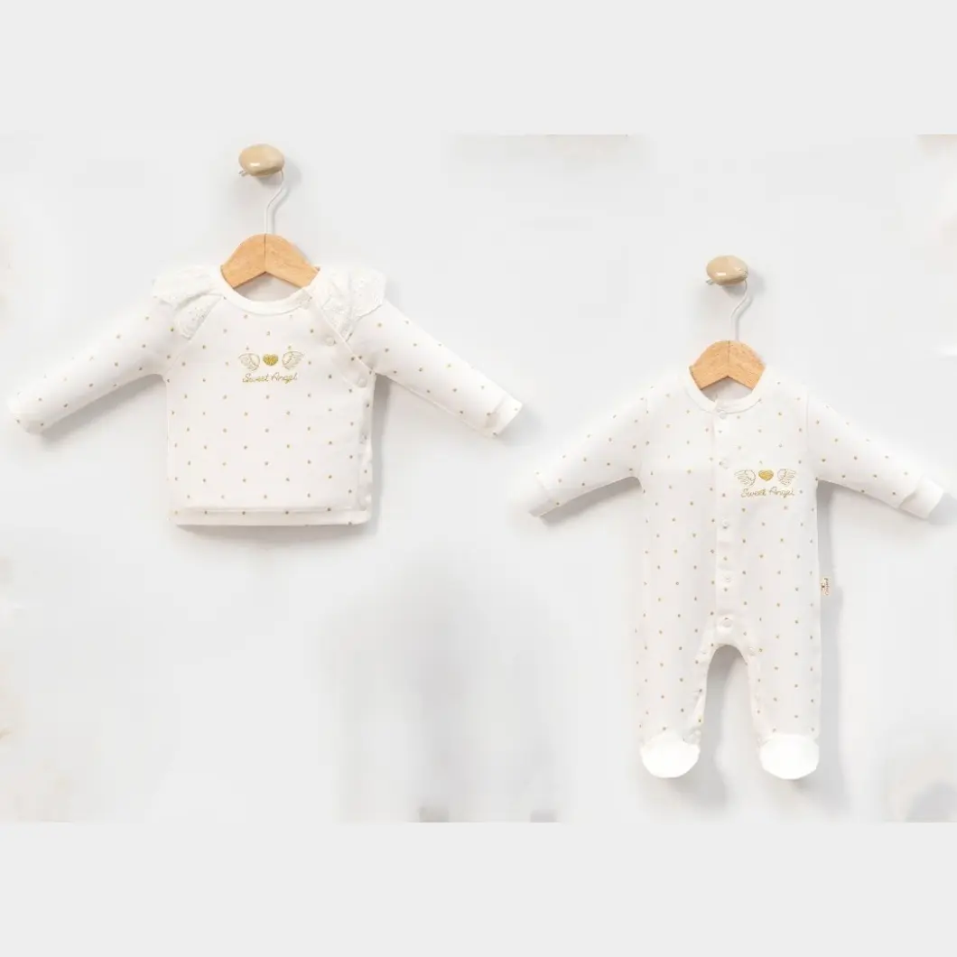 Set 10 piese fetițe Sweet Angel din bumbac 100 procent certificat OEKO TEX [5]