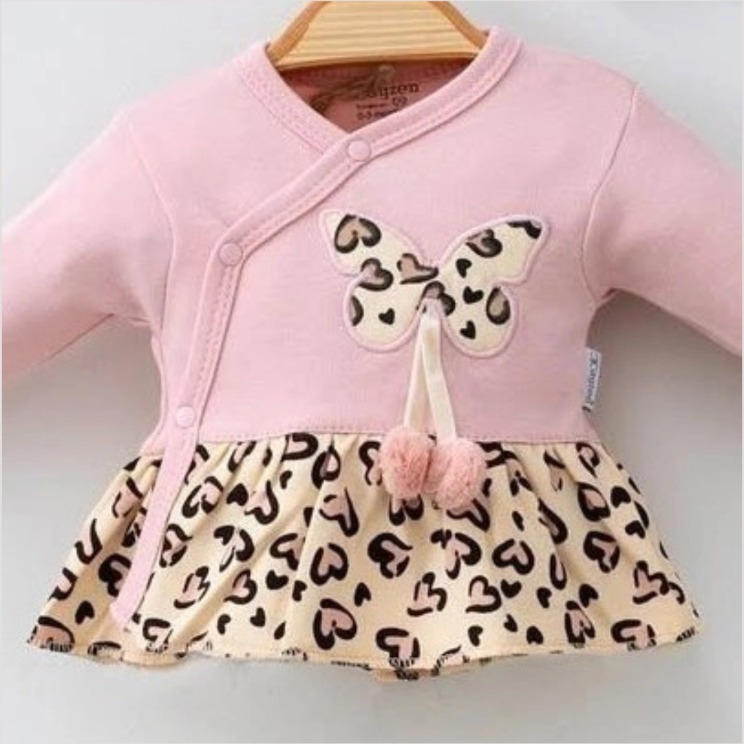 Set 5 piese fetițe – Fluturaș, Leopard, 100% Bumbac [4]