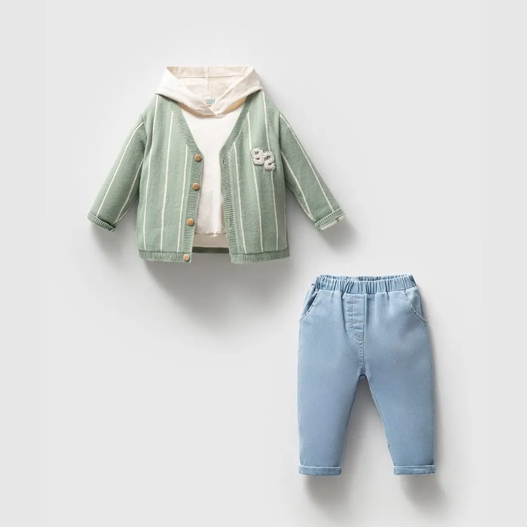 Set Casual Premium 3 Piese Băieței 9-24 Luni Arturo [7]