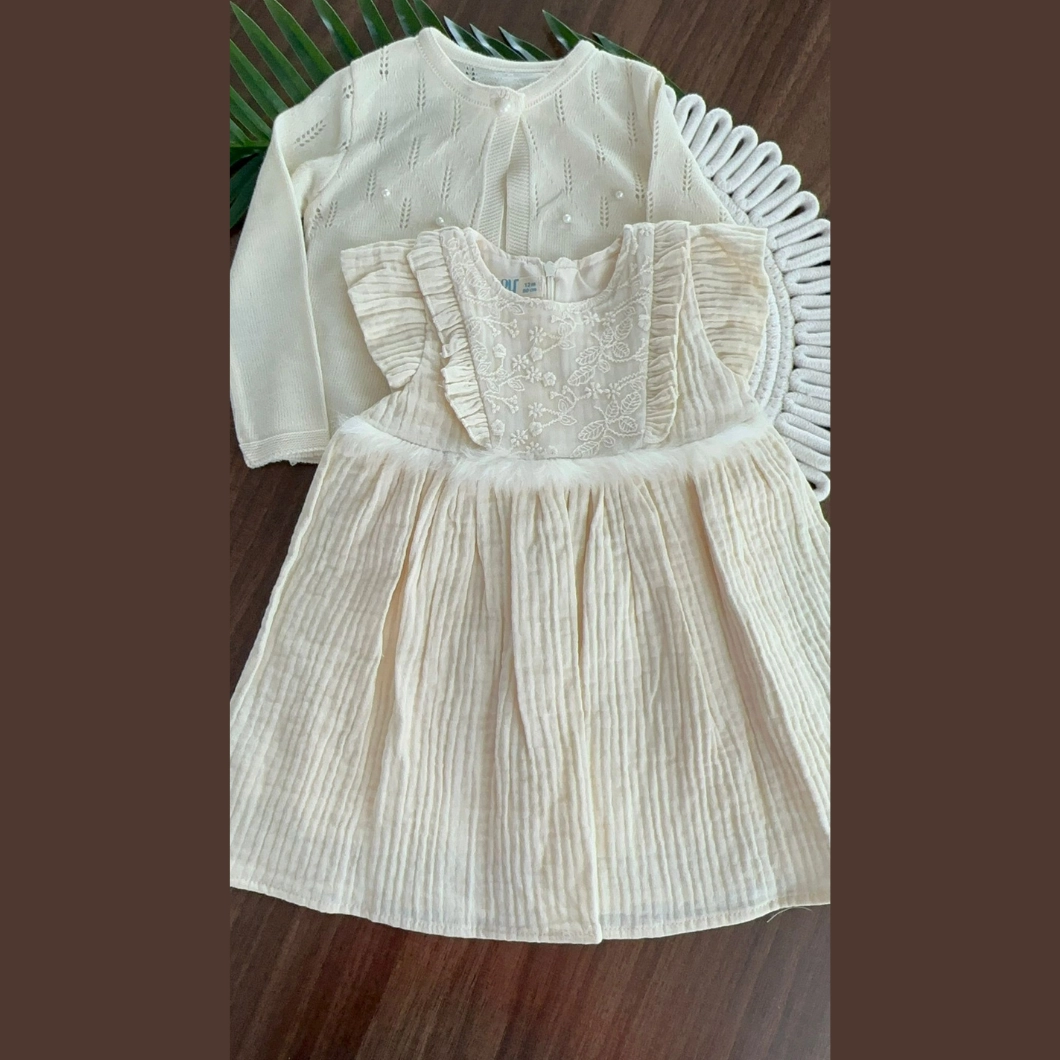 Set Rochiță și Bluziță Fetițe Esther – Delicatețe și Eleganță într-un Singur Set [6]