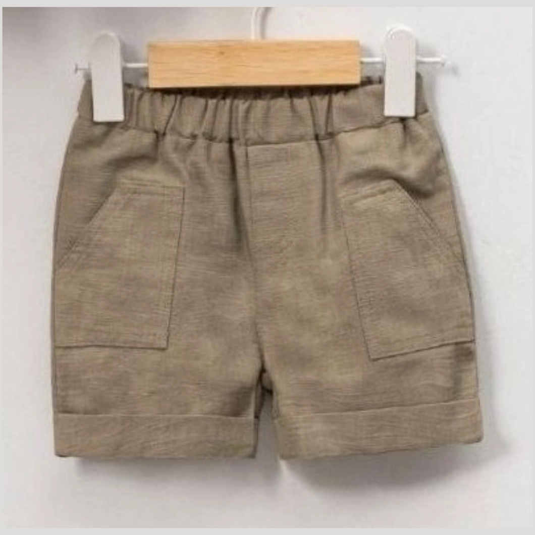 Set Palm Mood Băieței – Cămașă, Maieu & Pantaloni Kaki [4]