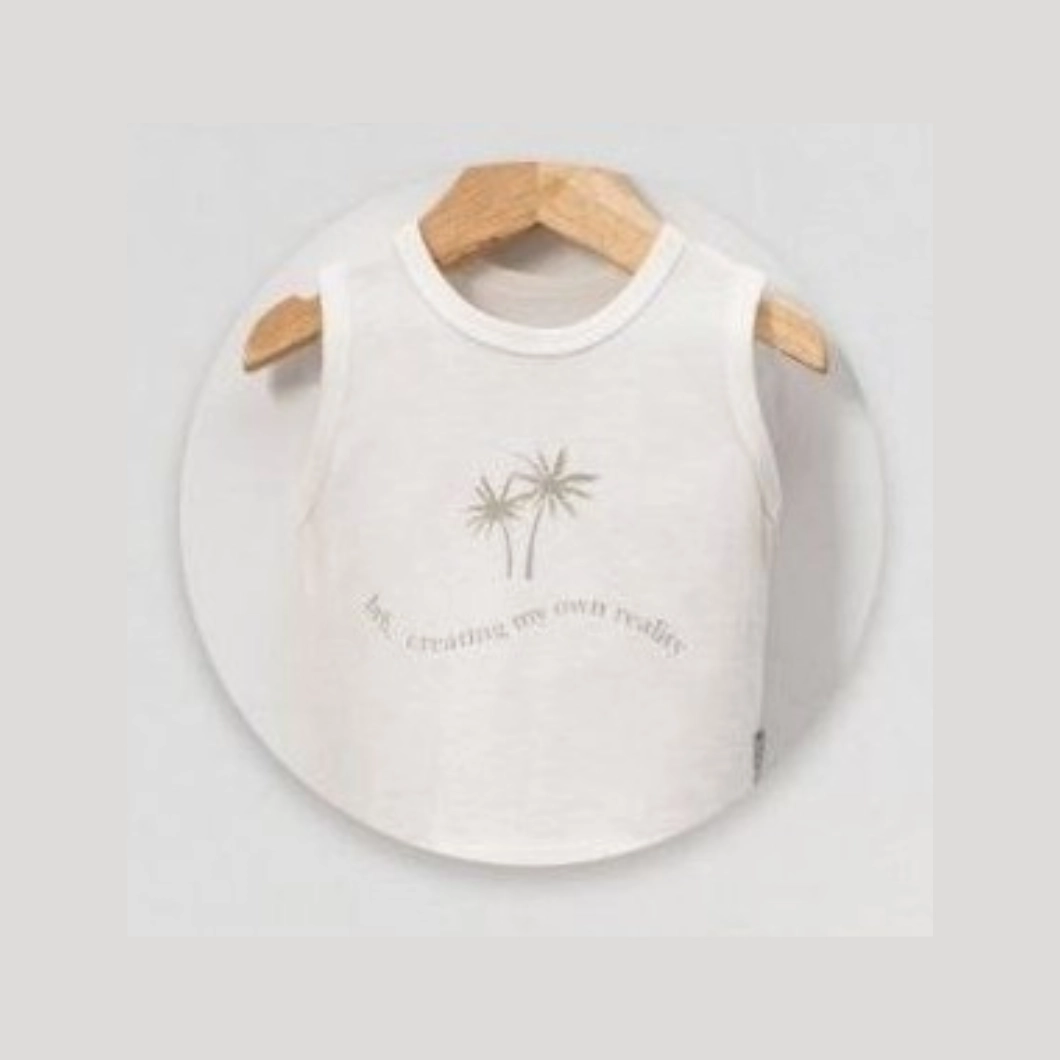 Set Palm Mood Băieței – Cămașă, Maieu & Pantaloni Kaki [6]