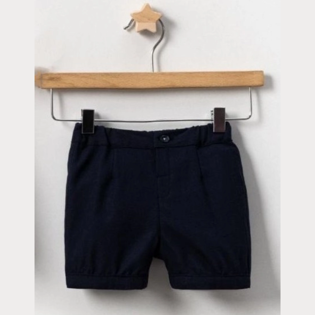 Set Nature Băieței – Cămașă Albă & Pantaloni Bleumarin [4]