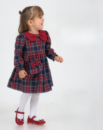 ROCHII - Rochiță Fetițe cu Model în Carouri Elisa