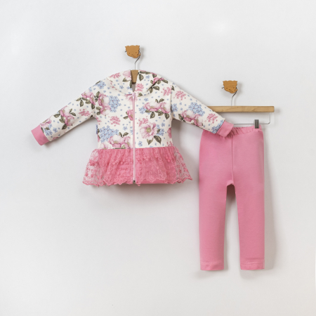 SETURI ȘI SALOPETE - Compleu 2 Piese Fetițe - Baby in Pink