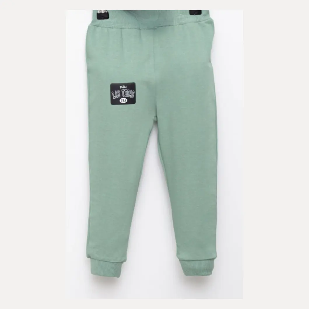 Compleu sport 2 piese  băieți între 3-6 ani, verde, 100% bumbac [7]