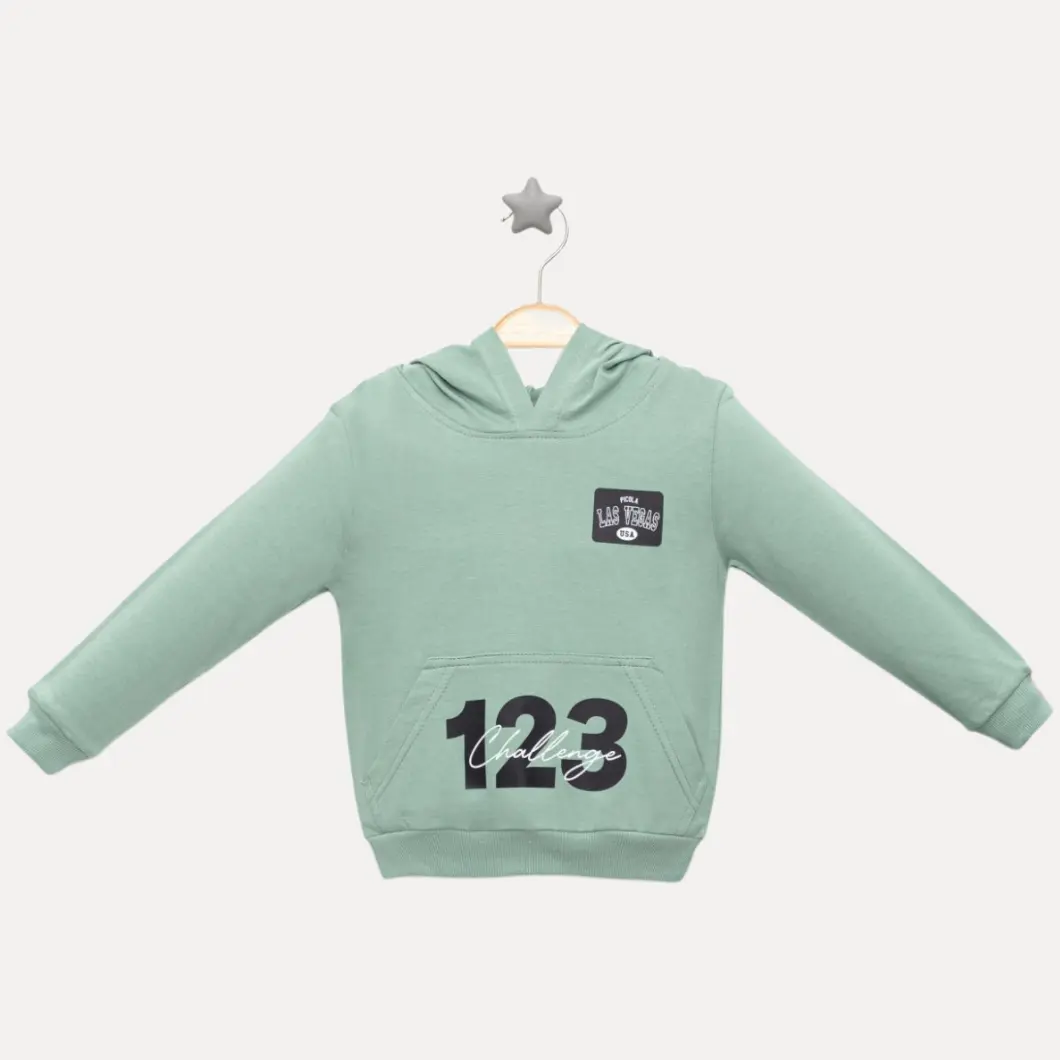 Compleu sport 2 piese  băieți între 3-6 ani, verde, 100% bumbac [4]