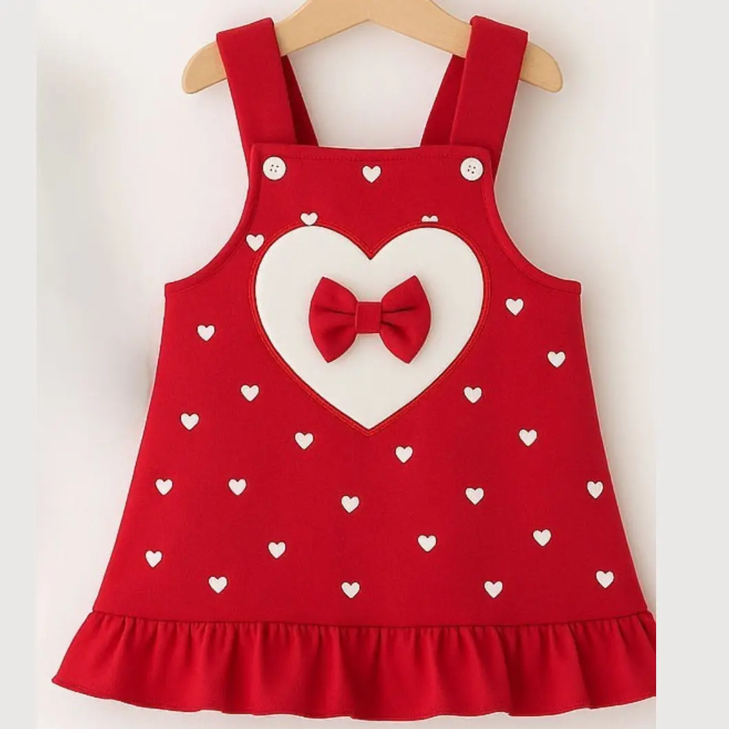 Rochiță Fetițe Lola – 100% Bumbac cu Body și Bentiță [3]
