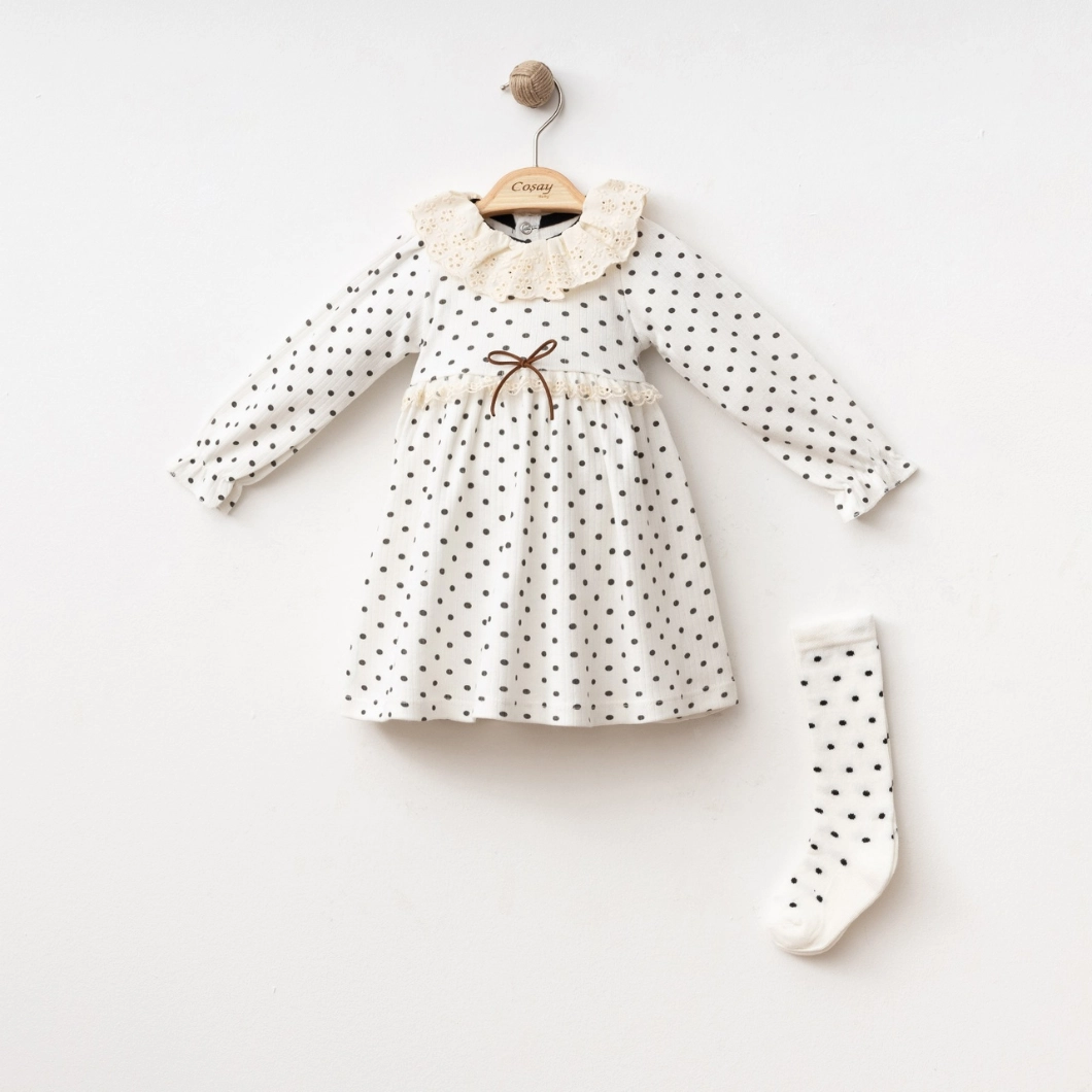 ROCHIȚE - Rochiță Fetițe Dotsie – Eleganță și Delicatețe în Bumbac