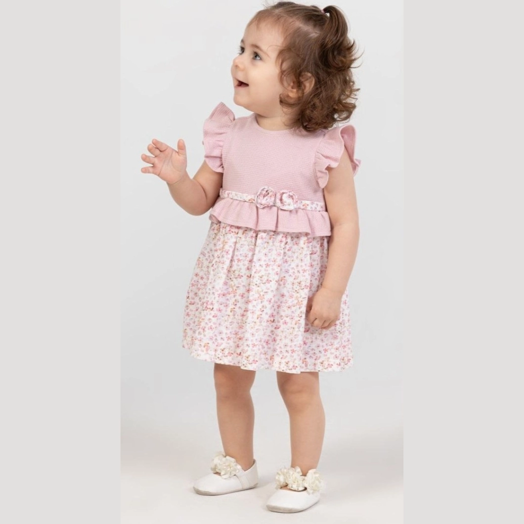 Rochiță Fetițe Kataleya Bumbac Imprimeu Floral