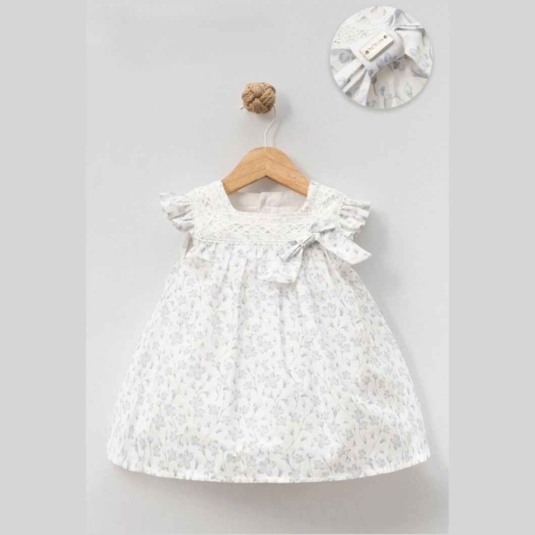 ROCHII - Rochiță Fetițe Henrieta - Bumbac Organic cu Imprimeu Floral