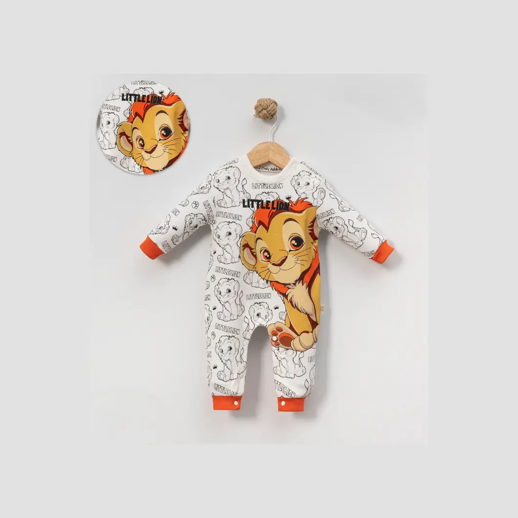 BEBELUȘI 0-24 Luni - Salopetă Băieței Little Lion Bumbac 0–12 Luni