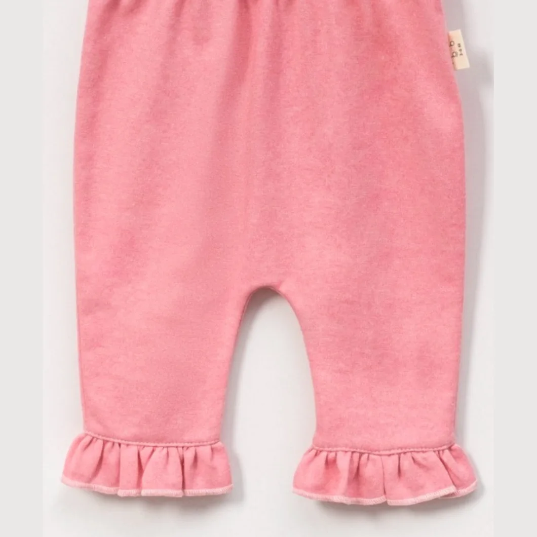 Salopetă Fetițe Thalia – Bumbac cu Bluziță și Broderie [5]