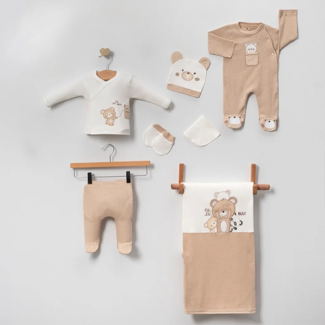 Set 10 Piese Nou-Născuți Peekaboo – Haine Bebe Bumbac 100% Sigur și Confortabil [3]