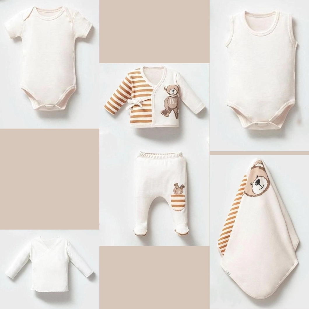 Set 10 Piese Nou-Născuți - Welcome Darling, 100% Bumbac | Confort și Stil pentru Bebe [6]