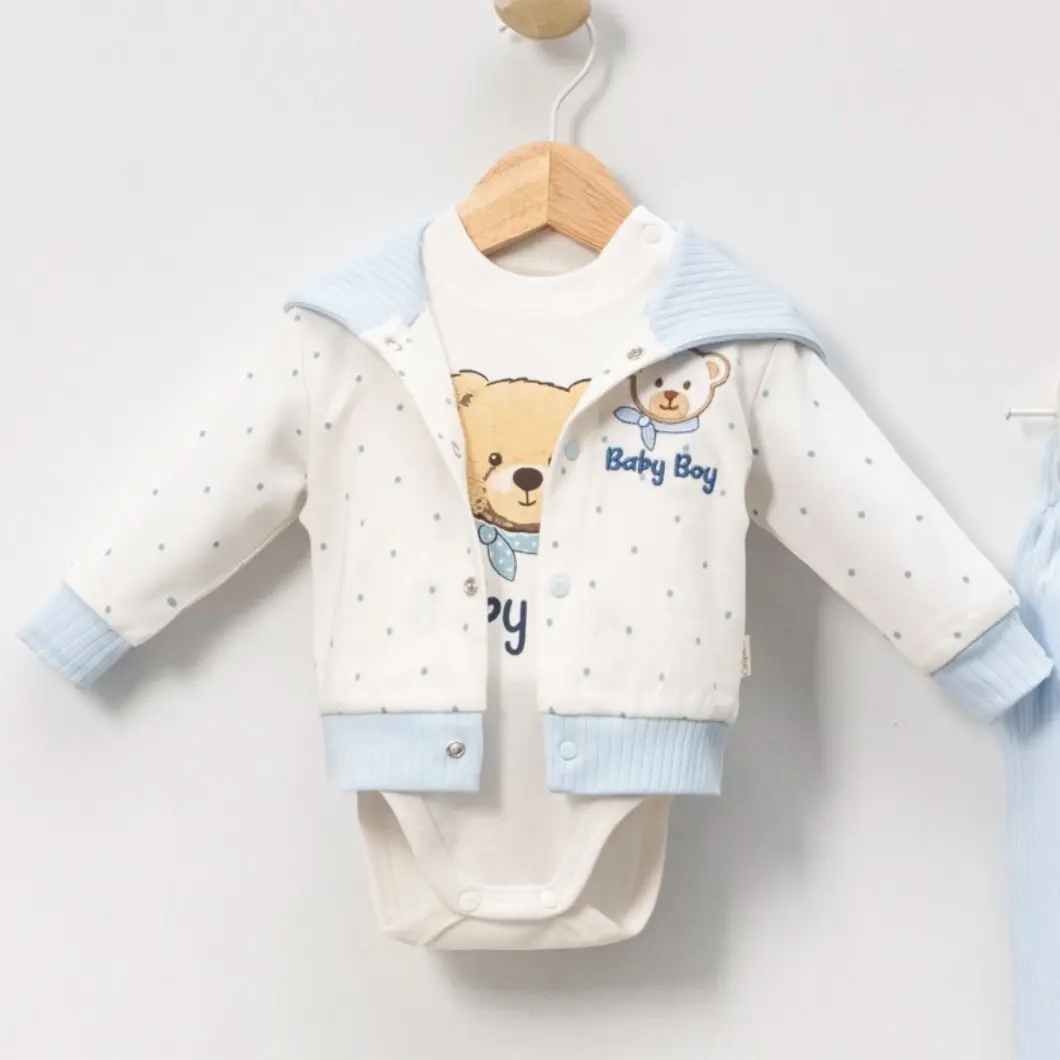 Set 3 Piese Băieței – Baby Boy – 100% Bumbac OEKO-TEX [2]