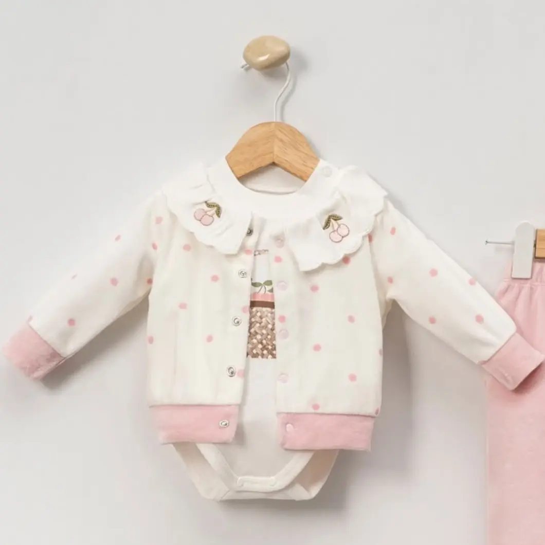 Set 3 Piese Fetițe – Sweet Cherry – 100% Bumbac OEKO-TEX [2]