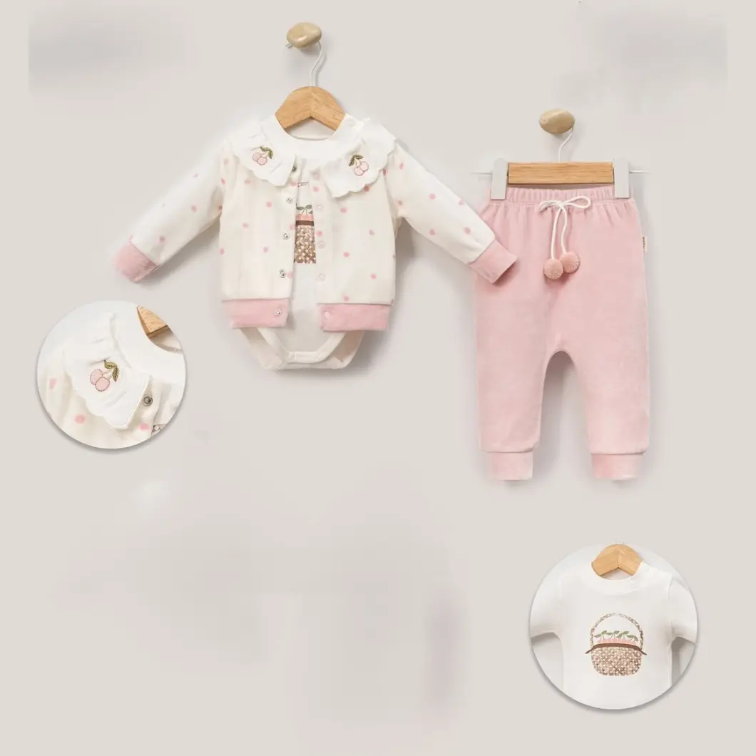 Set 3 Piese Fetițe – Sweet Cherry – 100% Bumbac OEKO-TEX [5]