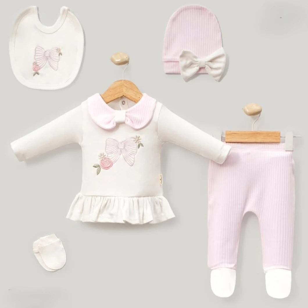 SETURI ȘI SALOPETE - Set Nou-Născuți Susie – 100% Bumbac OEKO-TEX 5 Piese