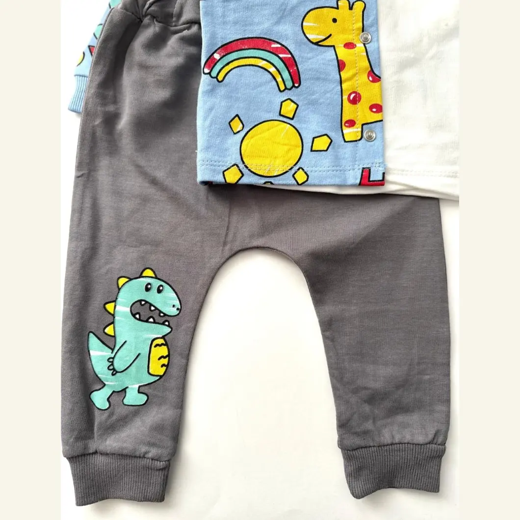 Set 3 Piese Băieței "Happy Dino" [4]