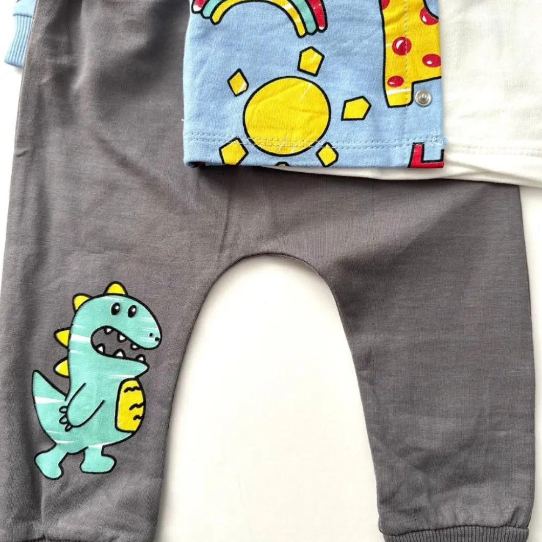 Set 3 Piese Băieței "Happy Dino" [6]