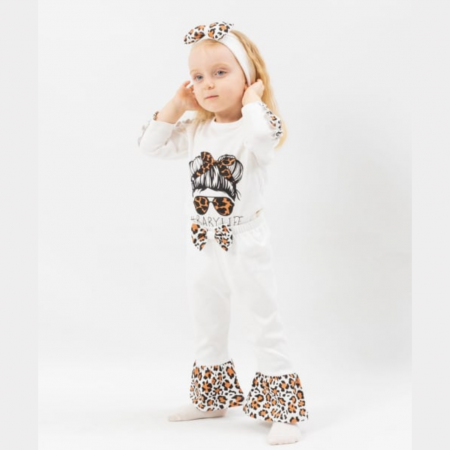 BEBELUȘI 0-24 Luni - Set 3 Piese Fetițe Baby Life - 100% Bumbac Premium