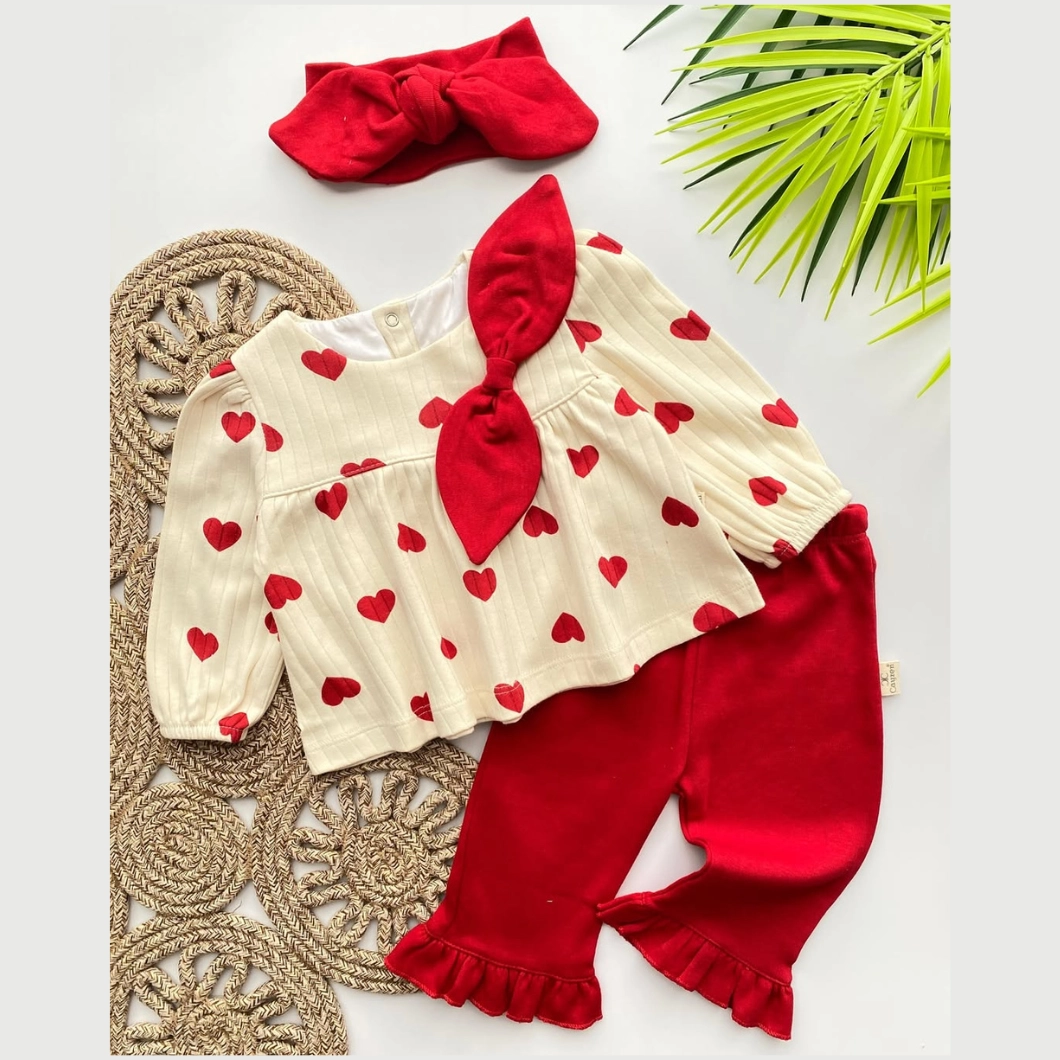 Set 3 Piese Fetițe cu Bentiță - Penelope, 100% Bumbac [6]