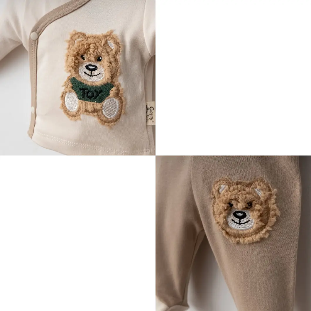 Set 5 Piese Băieței Toy Bear-100% Bumbac [7]