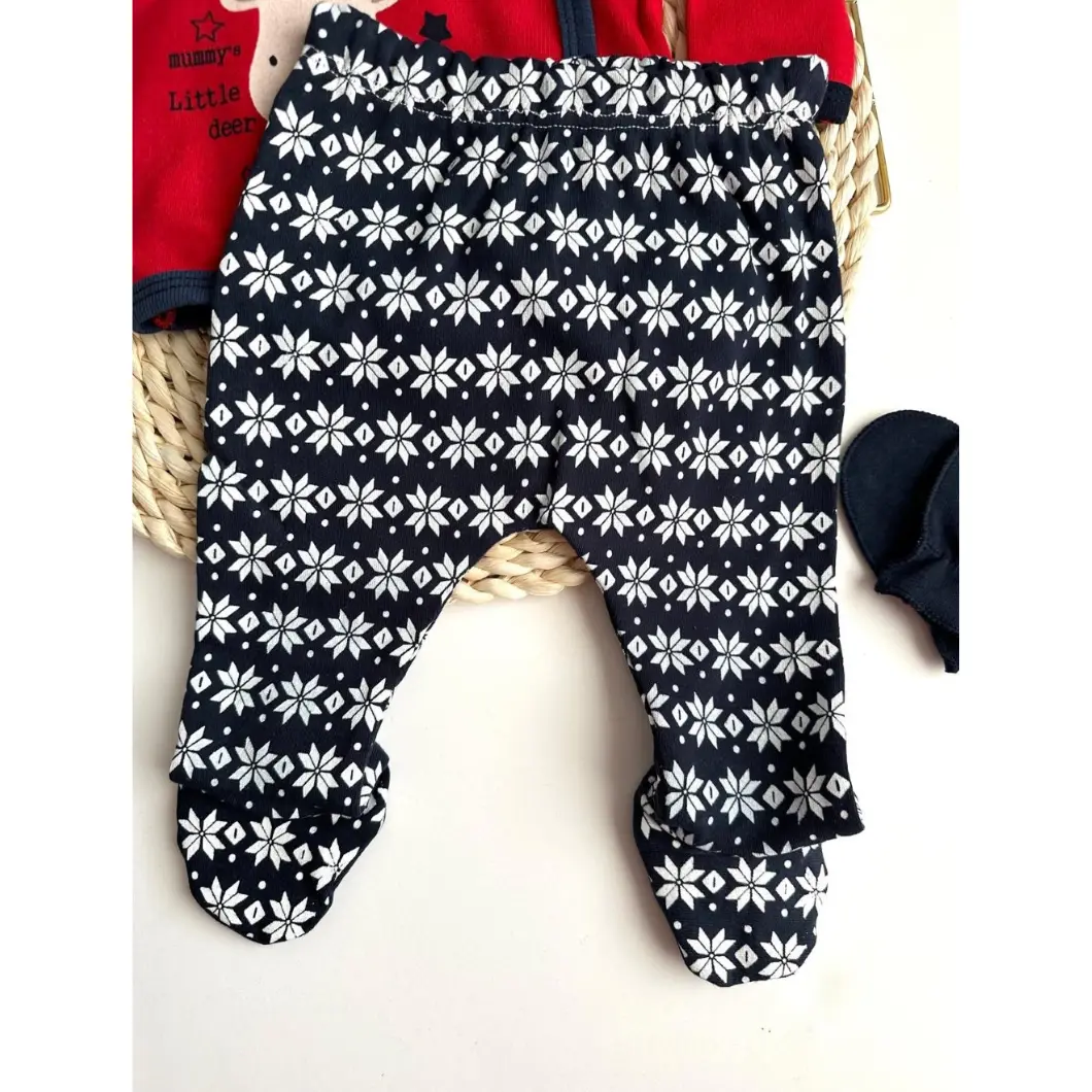 Set 5 Piese Nou născut Mummy's Little Deer bumbac [5]