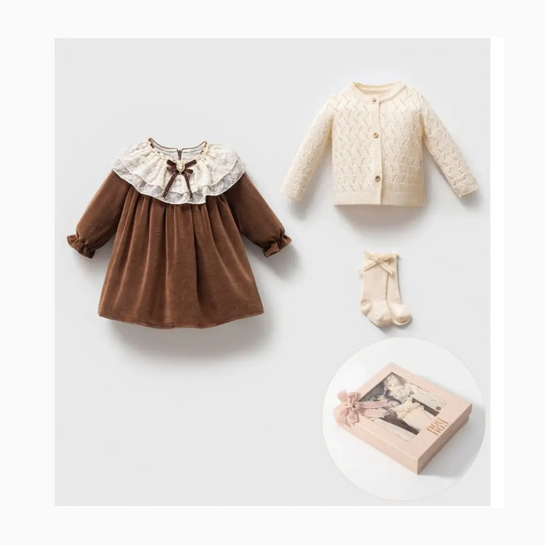 Set Botez Catifea Premium Fetițe Magdalena [6]