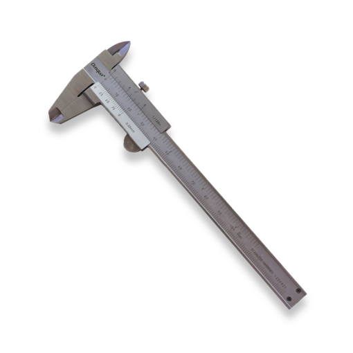 Subler mecanic profesional Dasqua cu ciocuri incrucisate 100mm x 30mm x 0.05mm citire si reglaj fin [1]