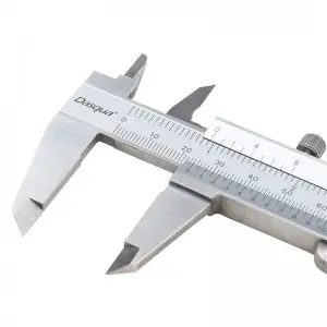Subler mecanic profesional Dasqua cu ciocuri incrucisate 200mm x 50mm x 0.05mm citire si reglaj fin [3]