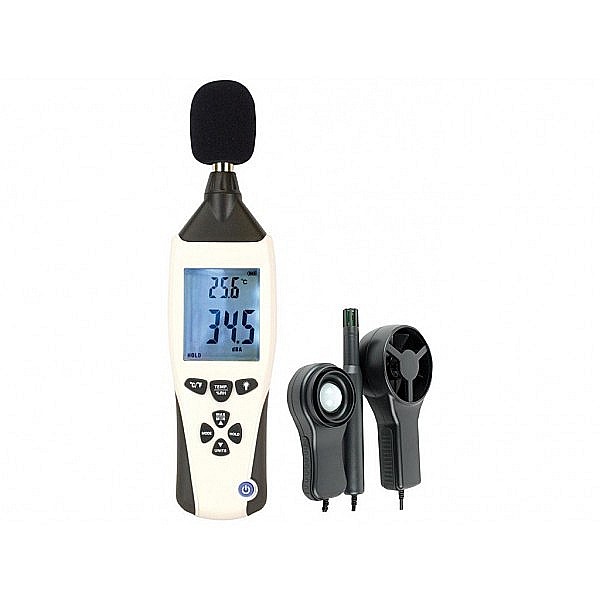 Aparat de masura 5 in 1 Sonometru Luxmetru Anemometru Termometru Higrometru [1]