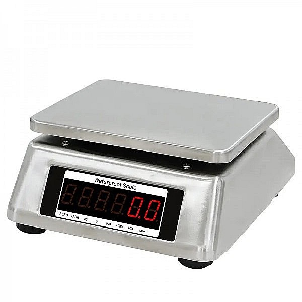 Cantar digital afisaj LED dublu capacitate 15Kg rezolutie 1g protectie IP68 [2]