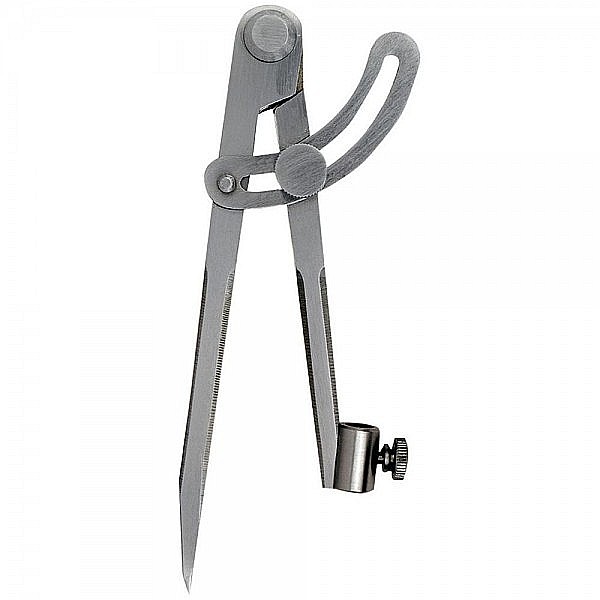 Compas profesional 200 mm cu sina si articulatie port creion 1/4 din cerc [2]