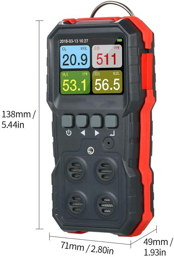 Detector digital individual de gaze CO-O2-H2S-LEL [2]