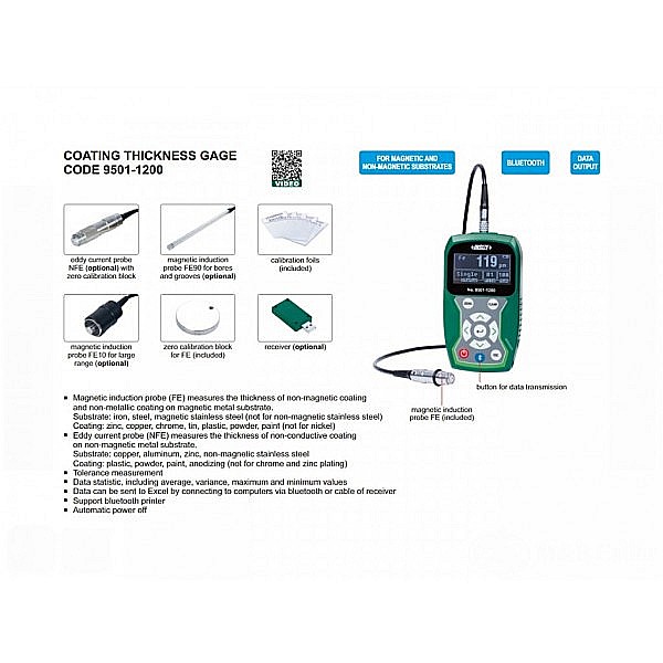 Dispozitiv digital de masurat grosimea stratului de acoperire nemagnetic pe substrat magnetic [2]