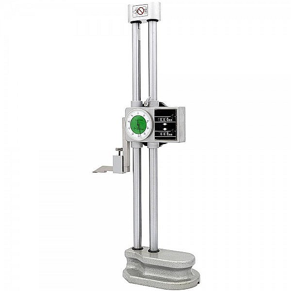 Dispozitiv mecanic de masurare inaltime 0-300 mm cu coloana dubla, ceas, contor si cremaliera [2]