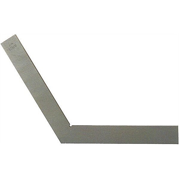 Echer simplu din otel unghi 120° laturi 150x150 mm clasa 2 DIN 875 [2]
