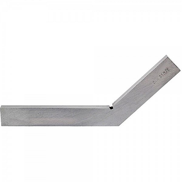 Echer simplu din otel unghi 135° laturi 100x100 mm clasa 2 DIN 875 [1]