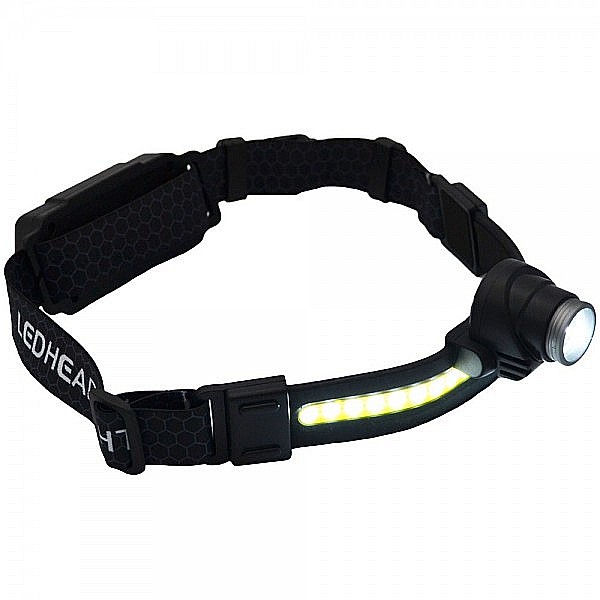 Lampa frontala KXK-668 cu LED COB 10 moduri de iluminare cu acumulator [3]