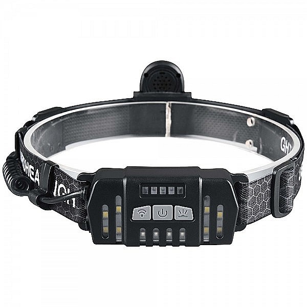 Lampa frontala KXK-668 cu LED COB 10 moduri de iluminare cu acumulator [2]